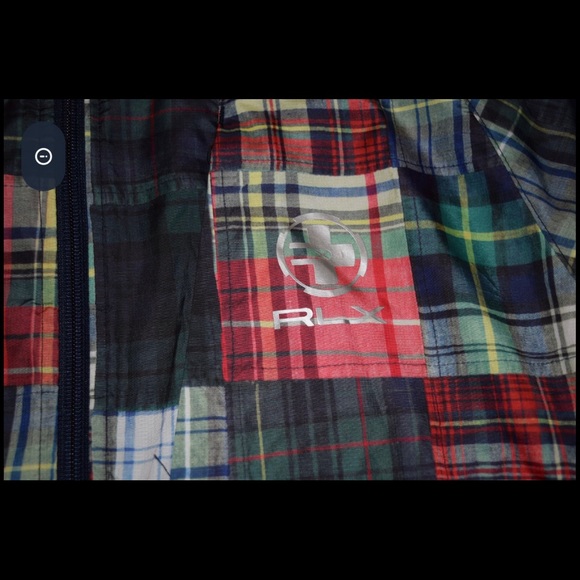 Ralph Lauren RLX Madras Windbreaker NWT Sz M - Picture 2 of 6